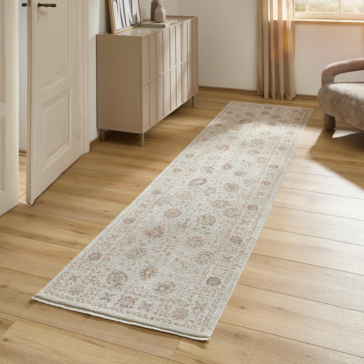LÄUFER 80/300 cm  - Beige/Multicolor, LIFESTYLE, Textil (80/300cm) - Novel