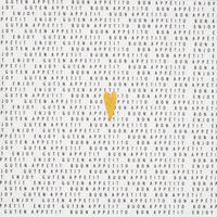 SERVIETTE  33/33 cm   - Weiss/Goldfarben, Basics, Papier (33/33cm) - Räder
