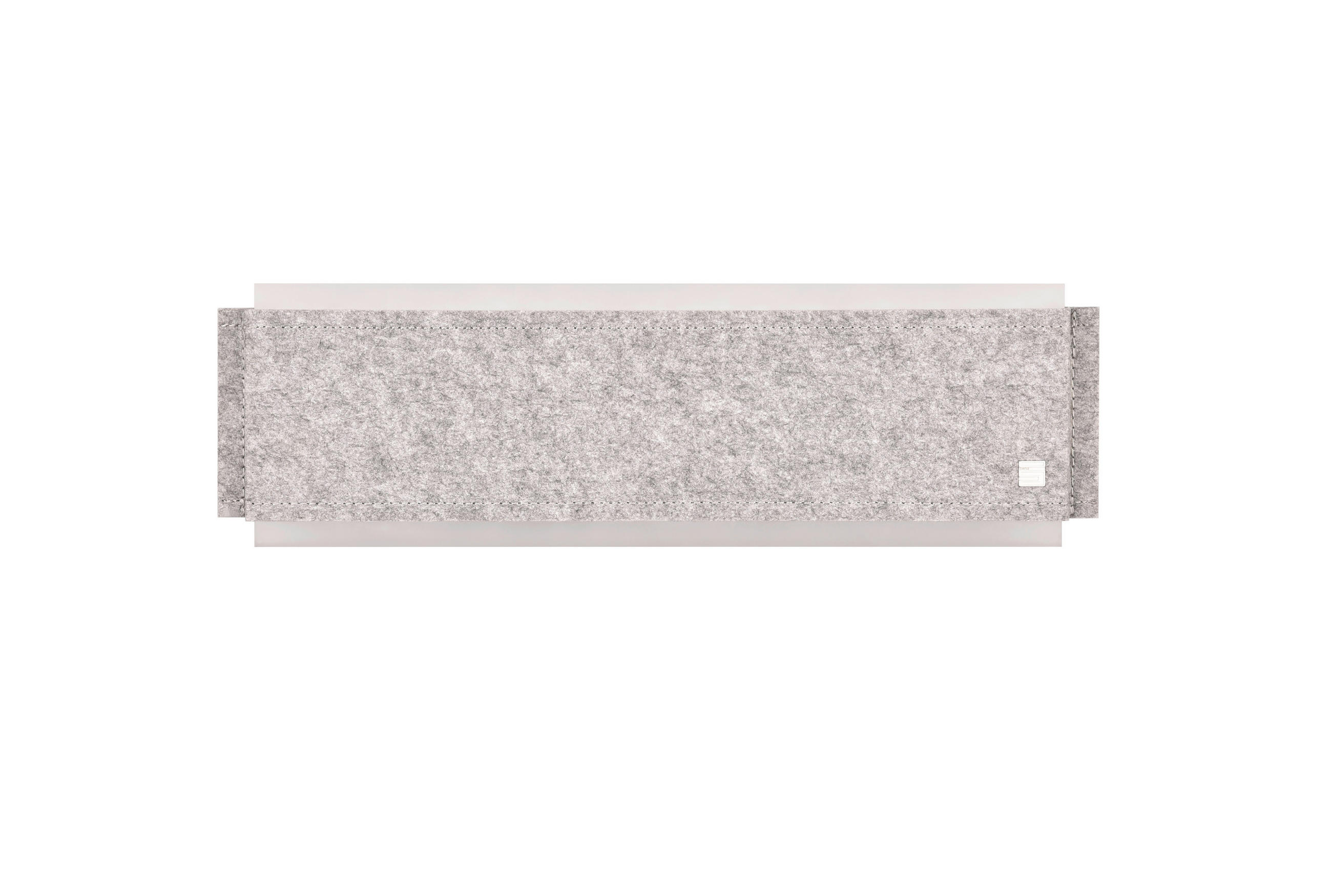 LED-WANDLEUCHTE   - Grau/Nickelfarben, Design, Textil/Metall (15/50/8cm) - Cinque