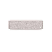 LED-WANDLEUCHTE   - Grau/Nickelfarben, Design, Textil/Metall (15/50/8cm) - Cinque