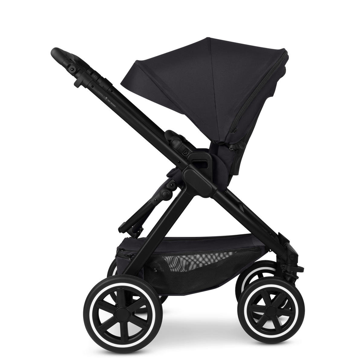 KINDERWAGEN Samba 2  - Schwarz, Basics, Textil/Metall (60/108/88cm) - ABC Design