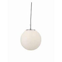 HÄNGELEUCHTE Atom 25/120 cm   - Schwarz/Weiß, KONVENTIONELL, Glas/Metall (25/120cm) - Searchlight