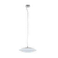 ZÁVĚSNÉ LED SVÍTIDLO, 43,5/150 cm  - bílá/barvy niklu, Design, kov/plast (43,5/150cm) - Eglo