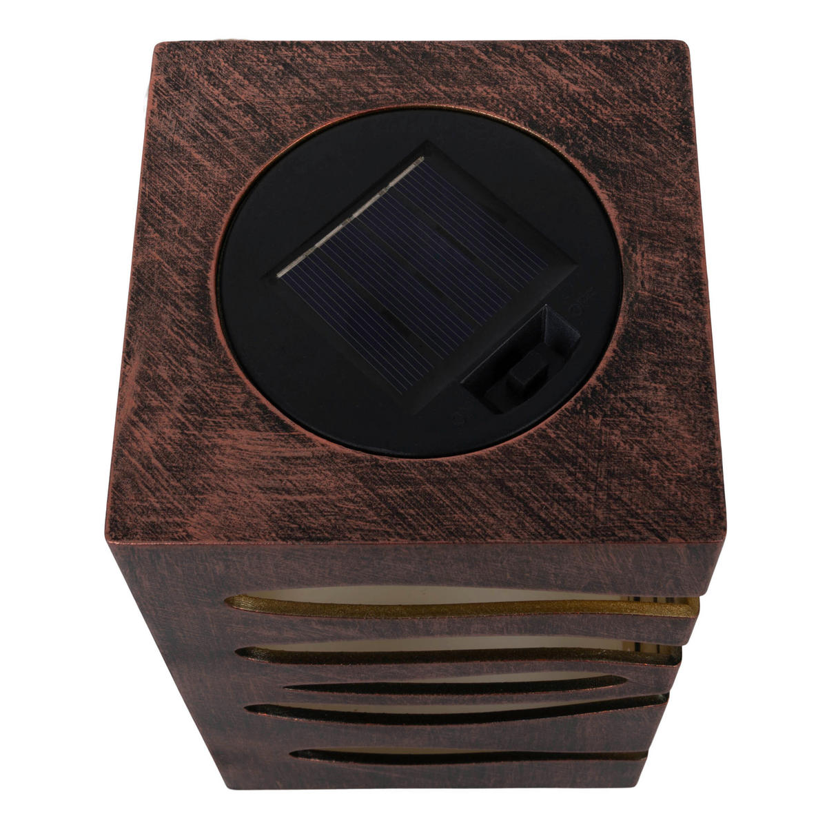 SOLARLEUCHTE HILDA 12.3/12.3/20 cm   - Hellbraun/Graubraun, Natur, Kunststoff (12.3/12.3/20cm) - Näve