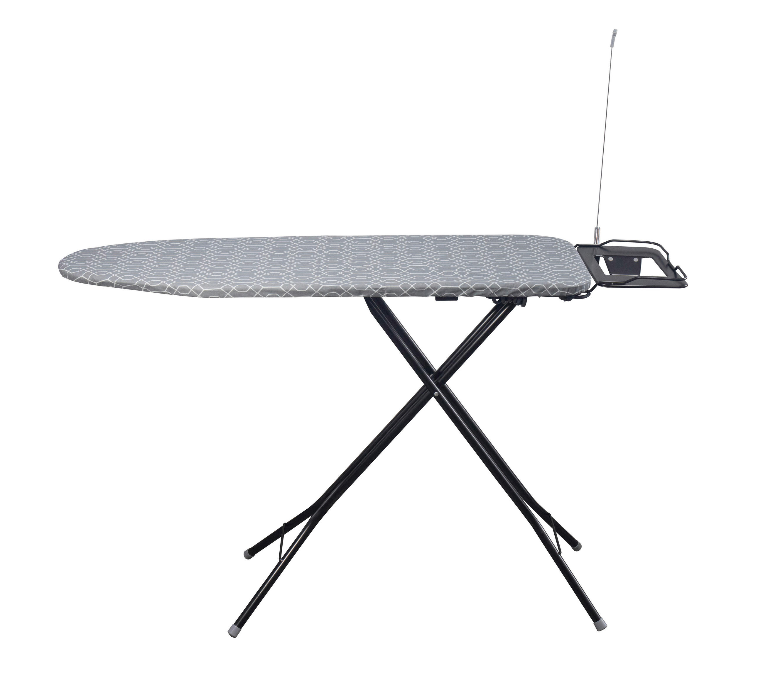 BÜGELBRETT   - Schwarz, Basics, Textil (140/38/91cm) - Homeware