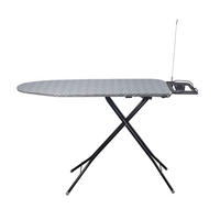 BÜGELBRETT   - Schwarz, Basics, Textil (140/38/91cm) - Homeware