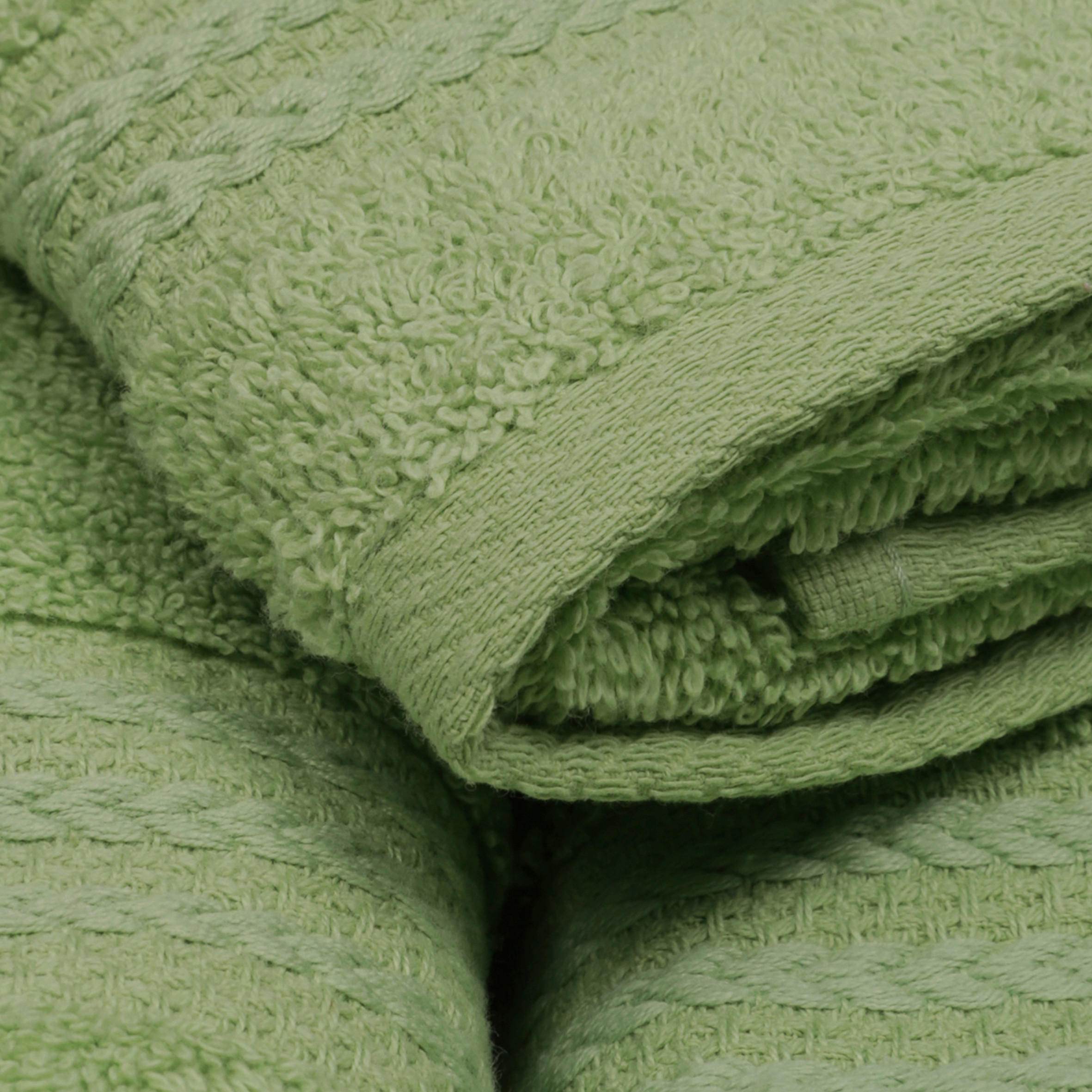 FROTTIERSET Grün 3-teilig  - Grün, Basics, Textil (30/50cm)