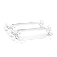NACKENROLLENBEZUG  - Weiß, Basics, Textil (40/15cm) - Fleuresse