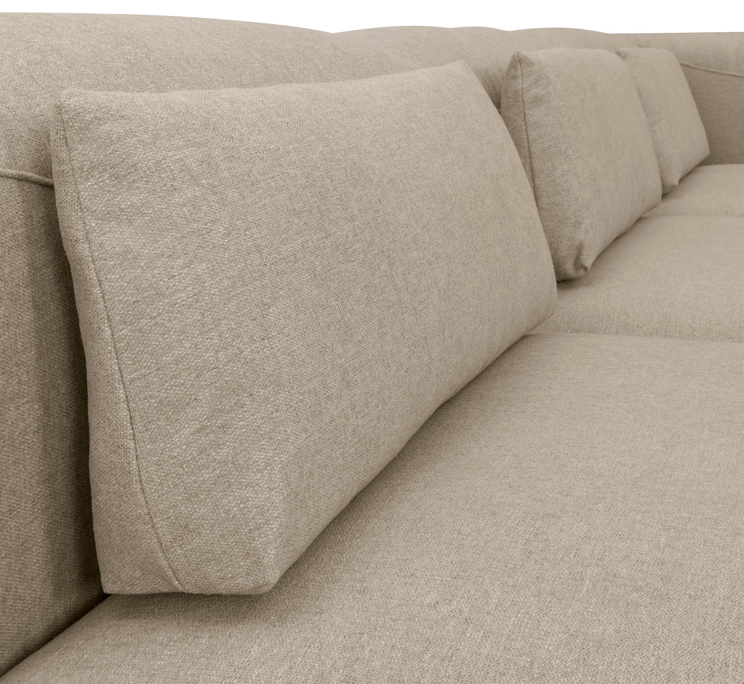 RÜCKENKISSEN  - Creme, Design, Textil (60/25/12cm) - Max Winzer