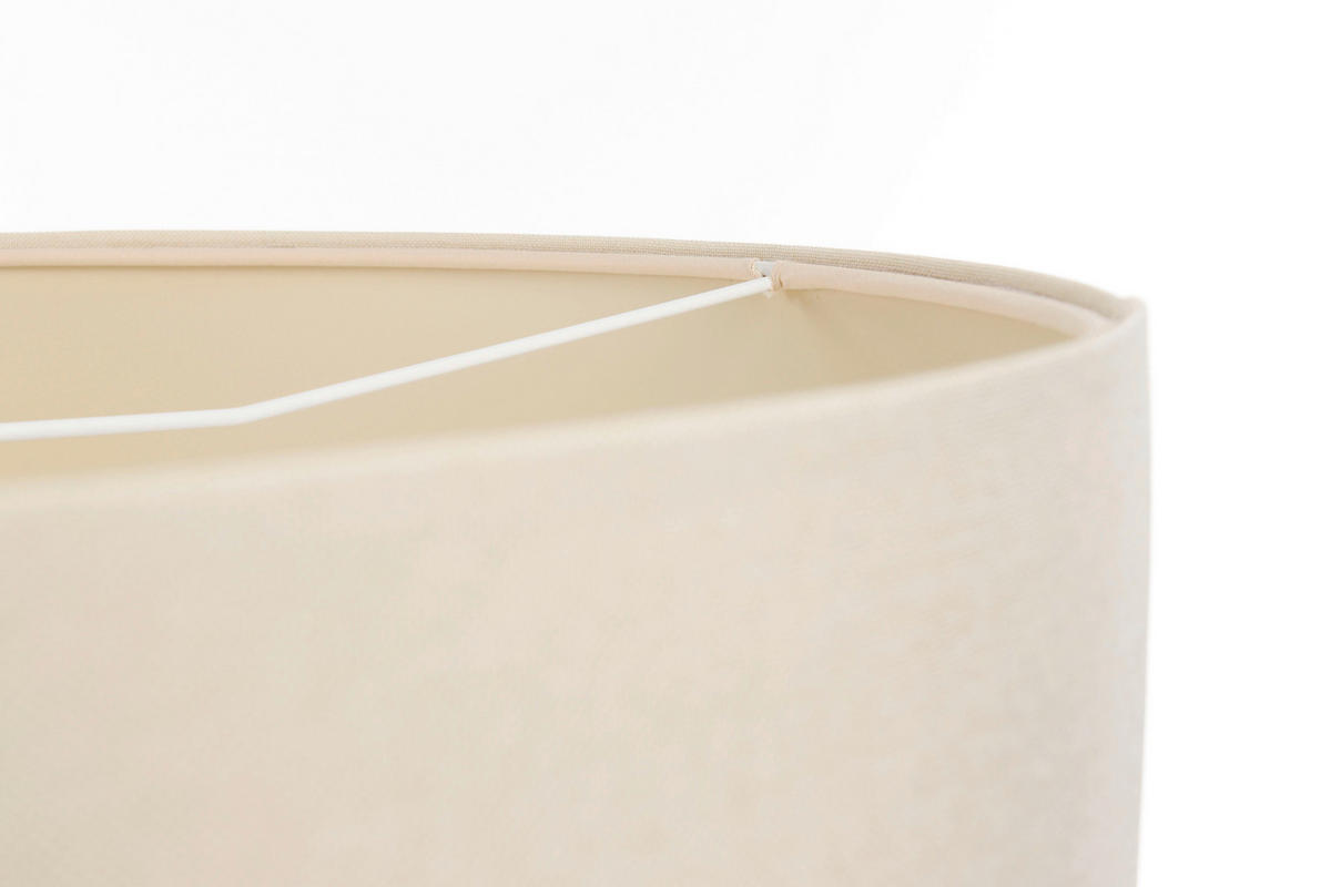 HÄNGELEUCHTE Boho Elegant 50/95 cm   - Beige/Creme, Design, Kunststoff/Textil (50/95cm)