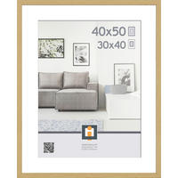 RÁM NA OBRAZY, 1 foto 40 cm x 50 cm - prírodná farba, Basics, plast (42/52/2,5cm)