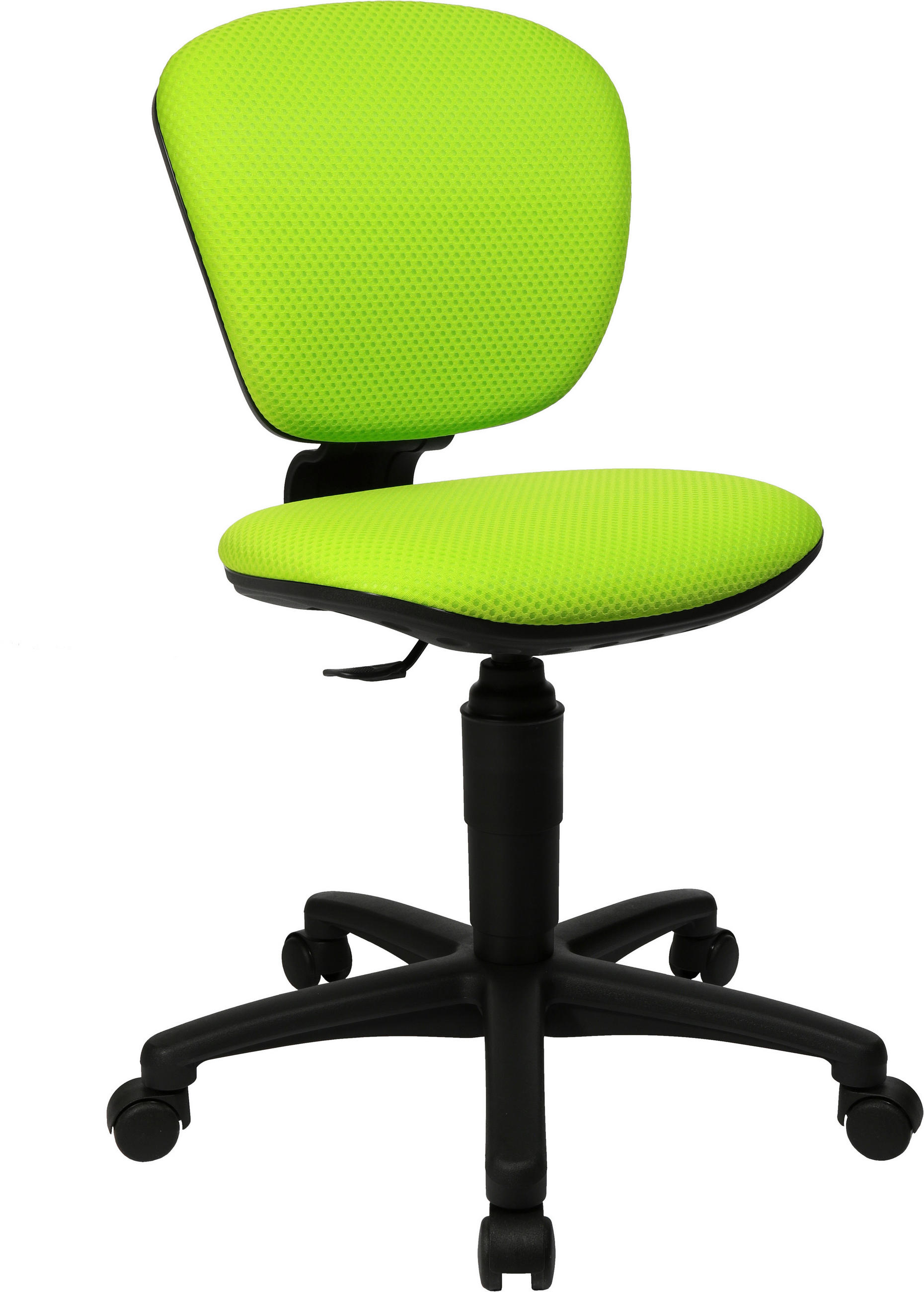 JUGENDDREHSTUHL Grün, Schwarz  - Schwarz/Grün, Basics, Kunststoff/Textil (40/40-49/38cm) - Xora