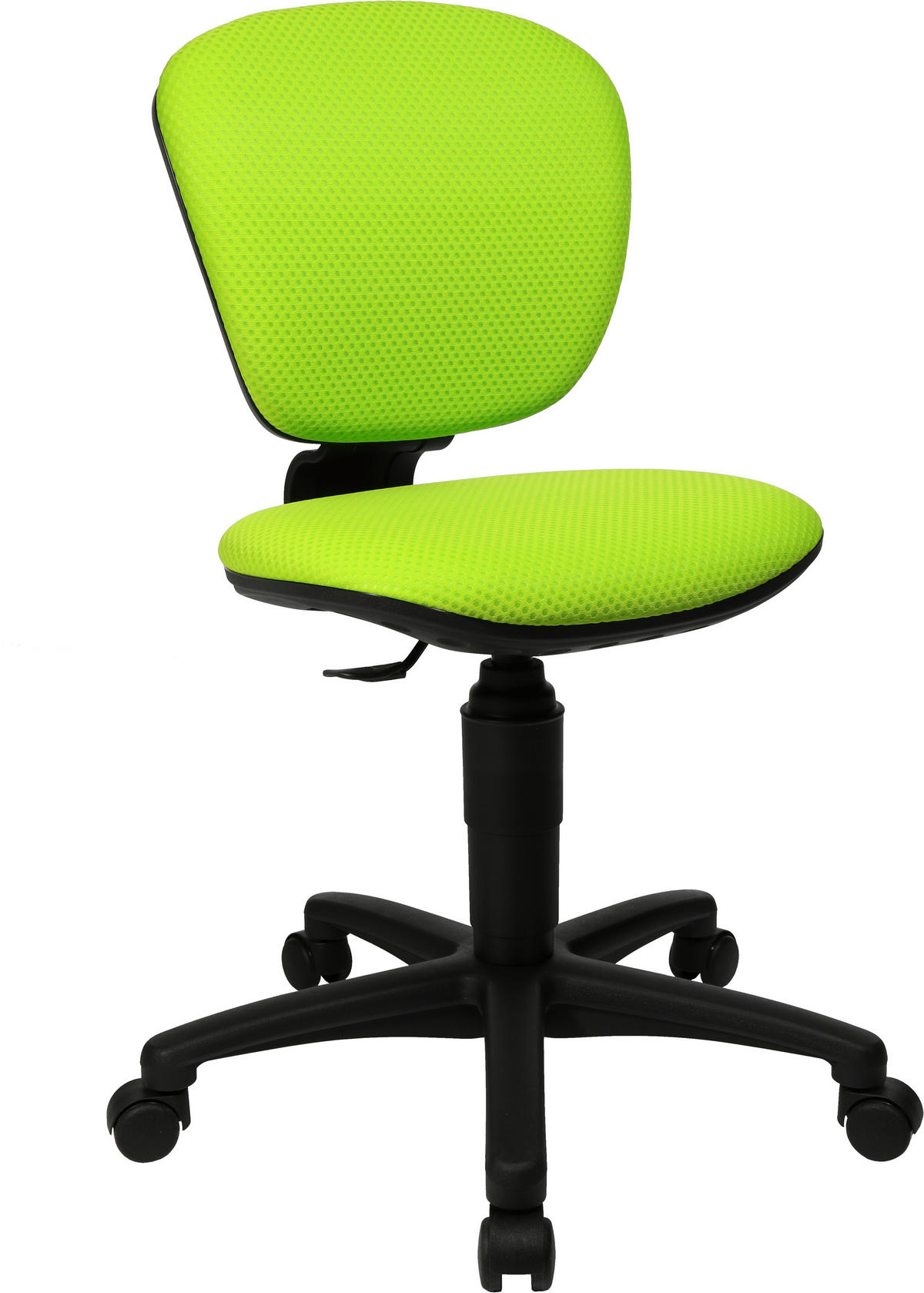 JUGENDDREHSTUHL Grün, Schwarz  - Schwarz/Grün, Basics, Kunststoff/Textil (40/40-49/38cm) - Xora