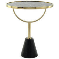 SIDOBORD i glas, sten  - Design, glas/sten (46/54cm) - Kayoom