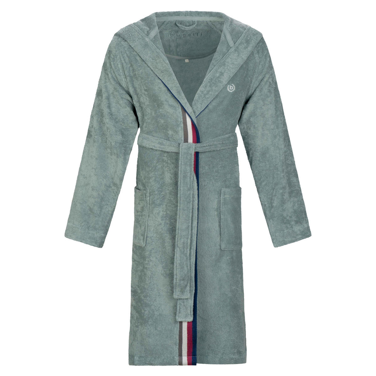 BADEMANTEL L Herren  - Grau, Basics, Textil (Lnull) - Bugatti