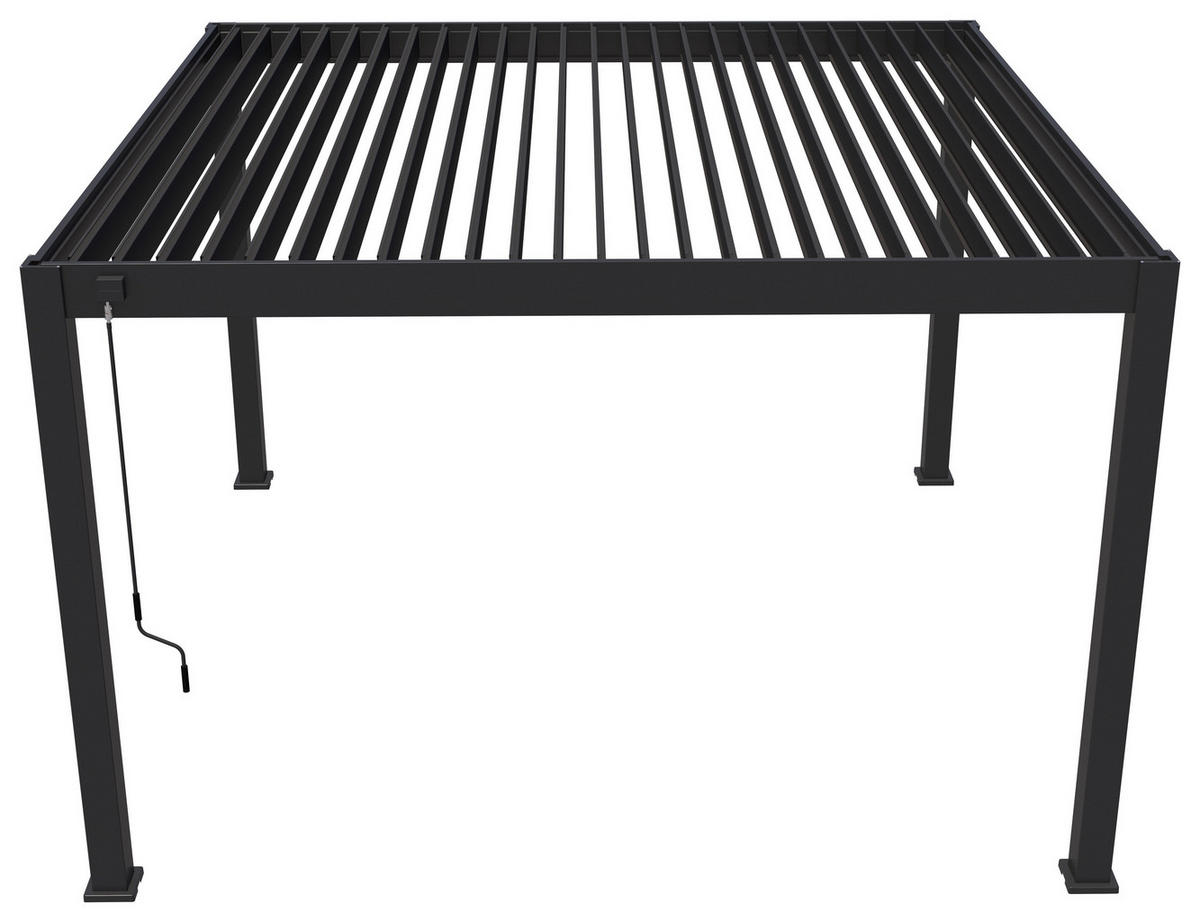 PERGOLA - Anthrazit, Basics, Metall (400/255/400cm) - Gardenson