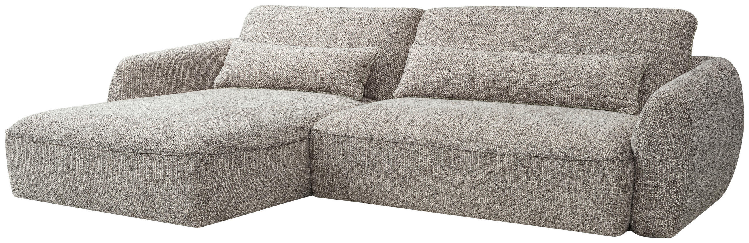 SOFFA i chenille grå  - grå/svart, Design, textil/plast (183/280cm) - Niels Andersson