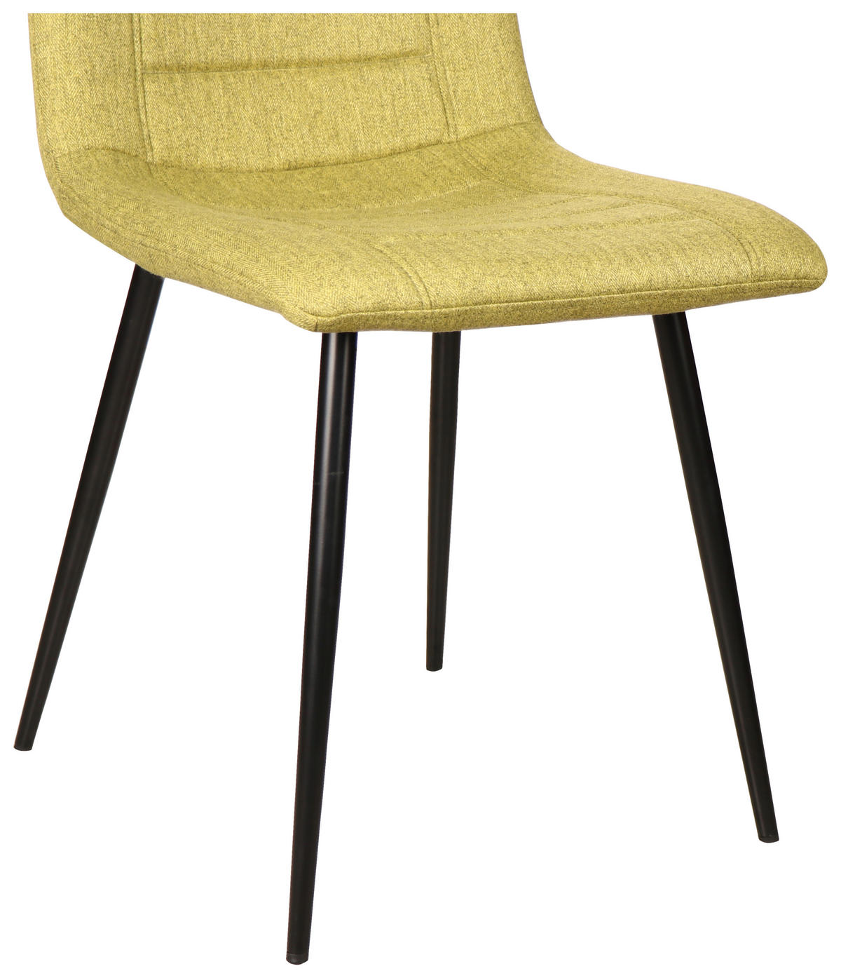 STOLIČKA, 45/86/55 cm - čierna/svetlozelená, Design, kov/textil (45/86/55cm) - Xora