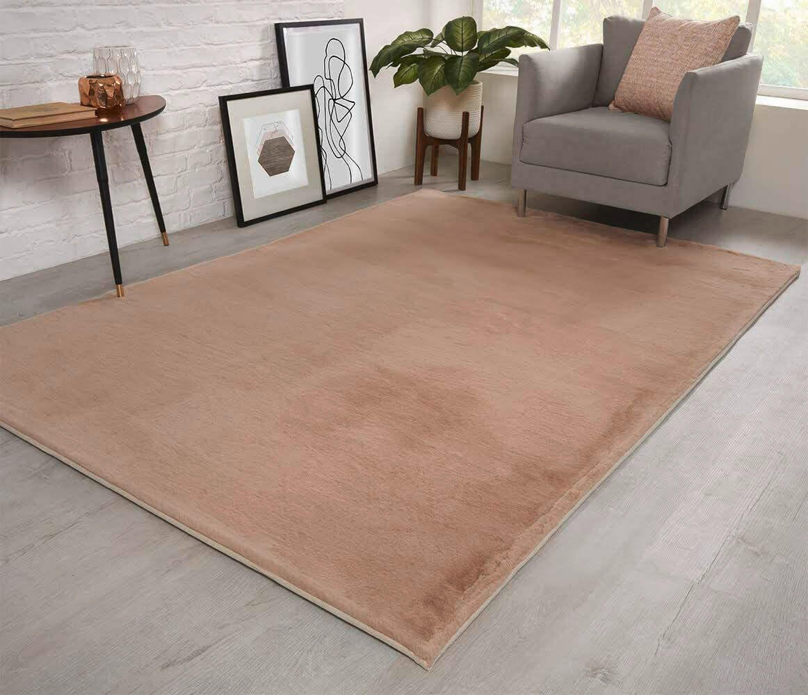 FELLTEPPICH 120/160 cm Olympos Braun  - Braun, KONVENTIONELL, Kunststoff/Textil (120/160cm) - Novel