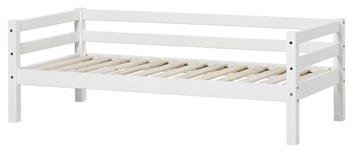 KINDER-/JUNIORBETT 70/160 cm  in Weiß  - Naturfarben/Weiß, MODERN, Holz (70/160cm) - MID.YOU