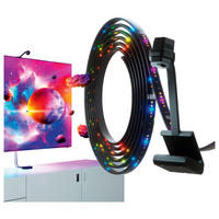 4D MIRROR+LIGHT STRIP KIT 85" 520 cm   - Schwarz, Basics, Kunststoff (520cm) - NANOLEAF