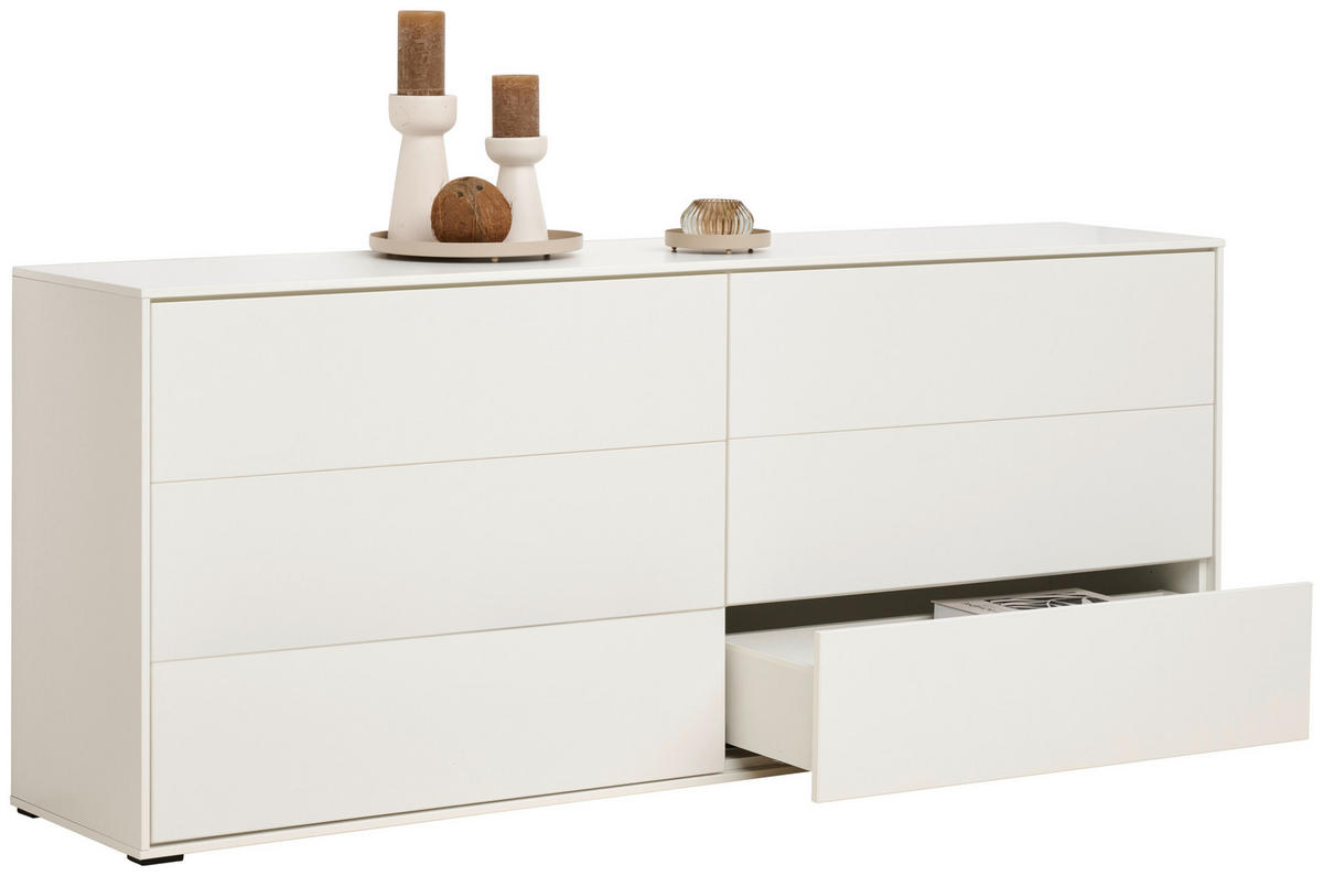 REGALELEMENT 179,1/72,6/40 cm Weiß  179,1/72,6/40 cm  - Weiß, Design, Holzwerkstoff (179,1/72,6/40cm) - home24