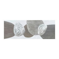 ULJENA SLIKA  150/55 cm       - bijela/siva, Design, drvo/tekstil (150/55cm) - Monee