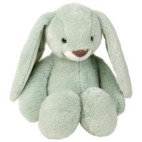 PLIŠANA ŽIVOTINJA  zec  - pastelno zelena, Basics, tekstil/plastika (20cm) - My Baby Lou
