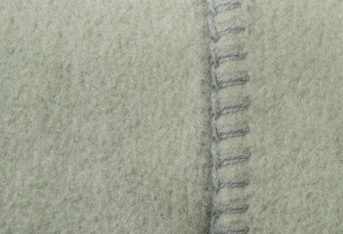 KISSENHÜLLE Soft-Fleece Soft Fleece 50/50 cm  - Hellgrün/Mintgrün, KONVENTIONELL, Textil (50/50cm) - Zoeppritz