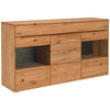 SIDEBOARD Buchefarben  184,4/101/47,1 cm  - Buchefarben, Natur, Glas/Holz (184,4/101/47,1cm) - Valdera