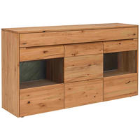 SIDEBOARD Buchefarben  184,4/101/47,1 cm  - Buchefarben, Natur, Glas/Holz (184,4/101/47,1cm) - Valdera