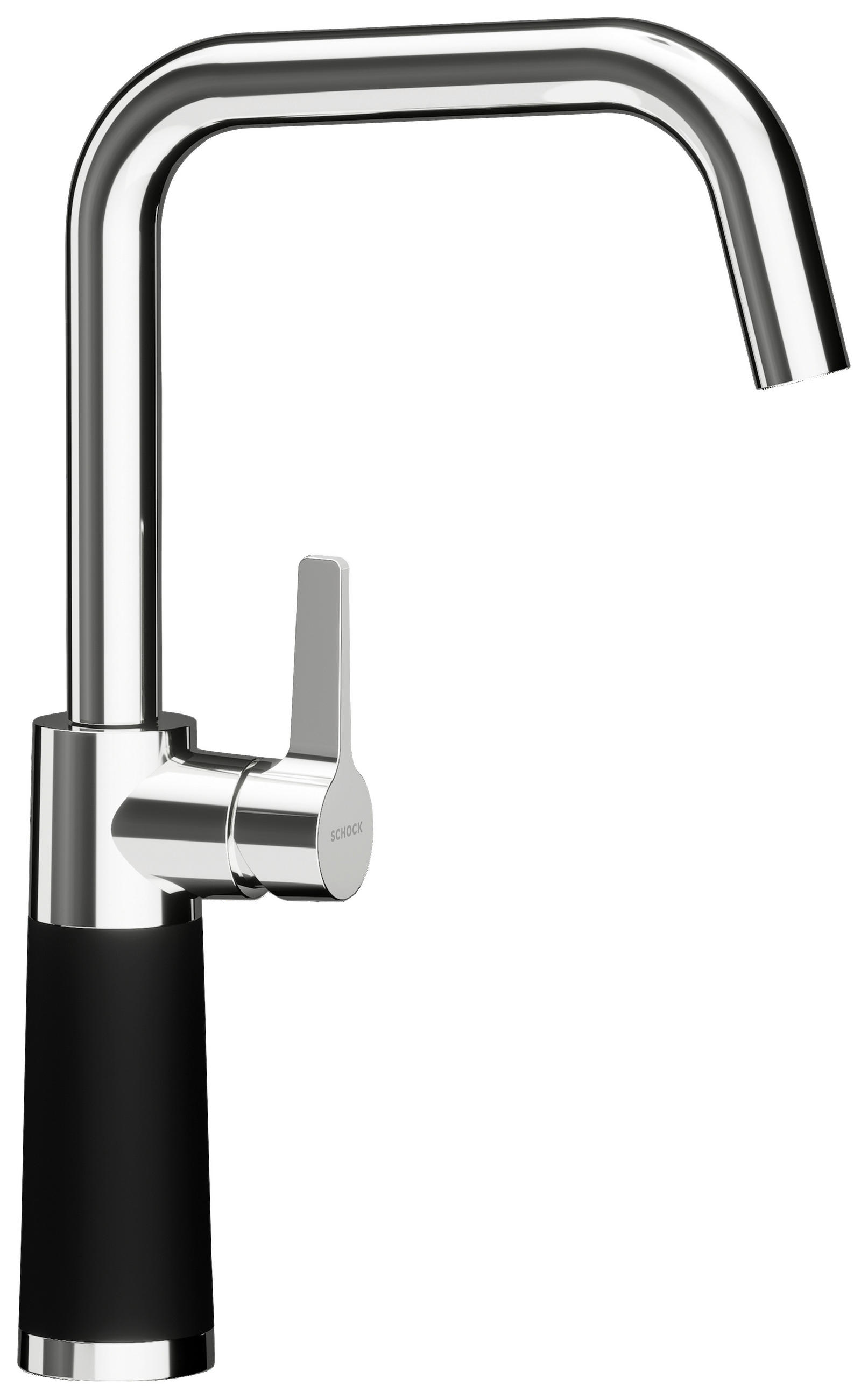 KÜCHENARMATUR 556000NGT  - Schwarz, Basics, Stein/Metall (5,2/35/19cm) - Schock