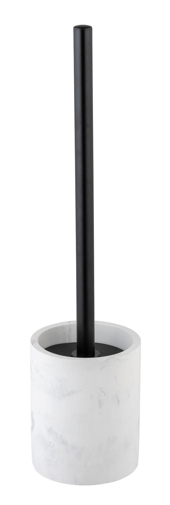 WC-BÜRSTENGARNITUR - Schwarz/Weiß, KONVENTIONELL, Naturmaterialien/Kunststoff (9/40/9cm) - Schöner Wohnen