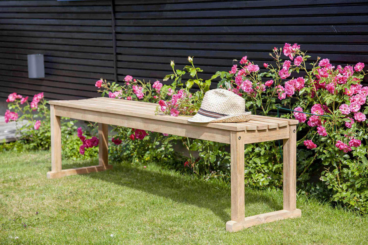 SITZBANK in Holz Teakfarben  - Teakfarben, KONVENTIONELL, Holz (150/43/40cm) - MID.YOU