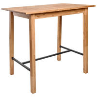 BARTISCH Wildeiche massiv rechteckig Wildeiche  - Wildeiche, KONVENTIONELL, Holz (117/70/105cm) - Carryhome