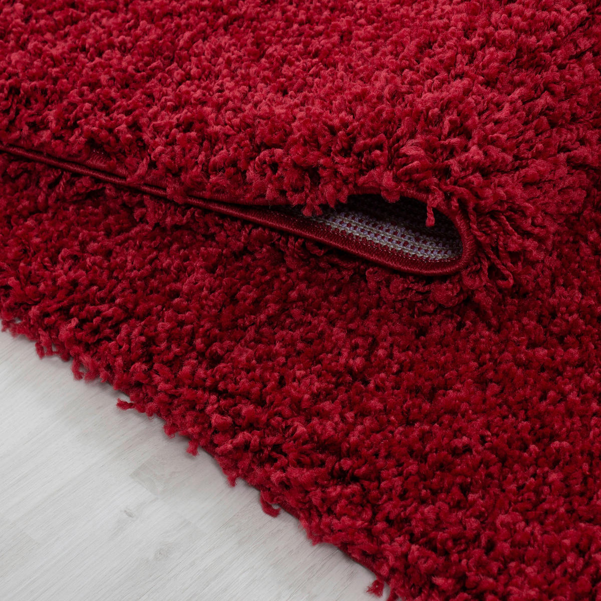 HOCHFLORTEPPICH 120 cm Life 1500 Rot  - Rot, KONVENTIONELL, Textil (120cm) - Novel