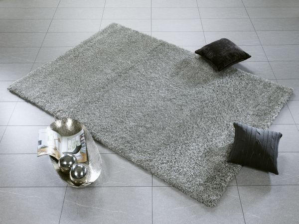 HOCHFLORTEPPICH 80/150 cm Fantasy Shaggy Grau  - Grau, Basics, Textil (80/150cm) - Novel