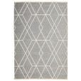FLACHWEBETEPPICH 160/230 cm Wilma Grau, Weiß  - Weiß/Grau, LIFESTYLE, Textil (160/230cm) - Novel