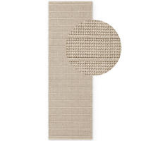 WOLLTEPPICH 80/250 cm Camden Beige rechteckig  - Beige, Basics, Textil (80/250cm) - Ted Baker