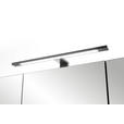 SPIEGELSCHRANK 100/64/20 cm  - Sandfarben/Schwarz, KONVENTIONELL, Glas/Holzwerkstoff (100/64/20cm) - Xora