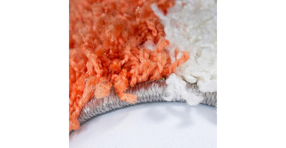 HOCHFLORTEPPICH 160/230 cm Life 1501 Weiß, Hellgrau, Terracotta  - Terracotta/Hellgrau, KONVENTIONELL, Textil (160/230cm) - Novel