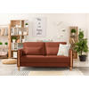SCHLAFSOFA in Cord Buchefarben, Rostfarben  - Rostfarben/Buchefarben, Design, Holz/Textil (174/88/104cm) - Niels Andersson