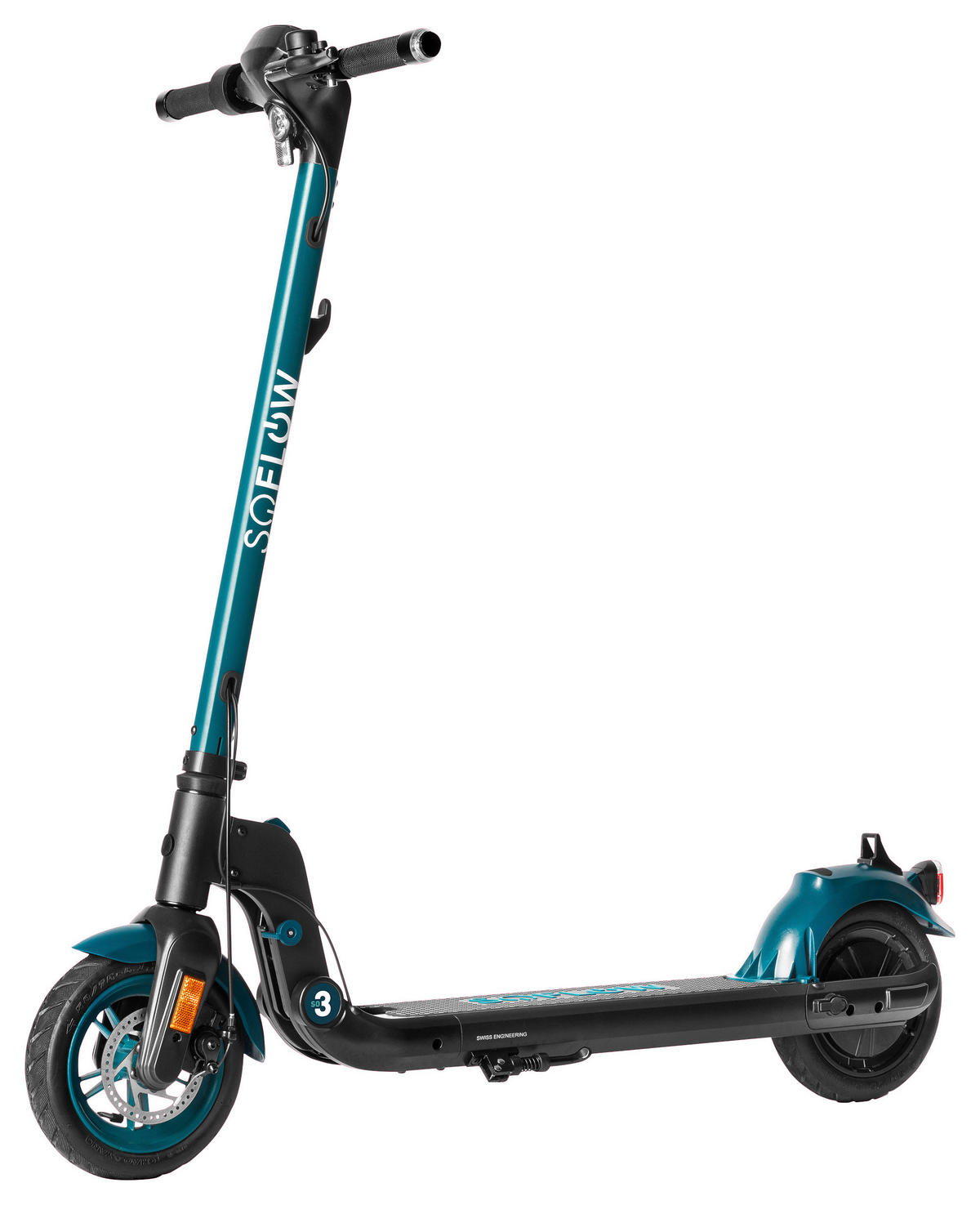 ELEKTROSCOOTER SOFLOW SO3 (2ND)  - Mintgrün/Grün, KONVENTIONELL, Metall (105,3/49/113,8cm)