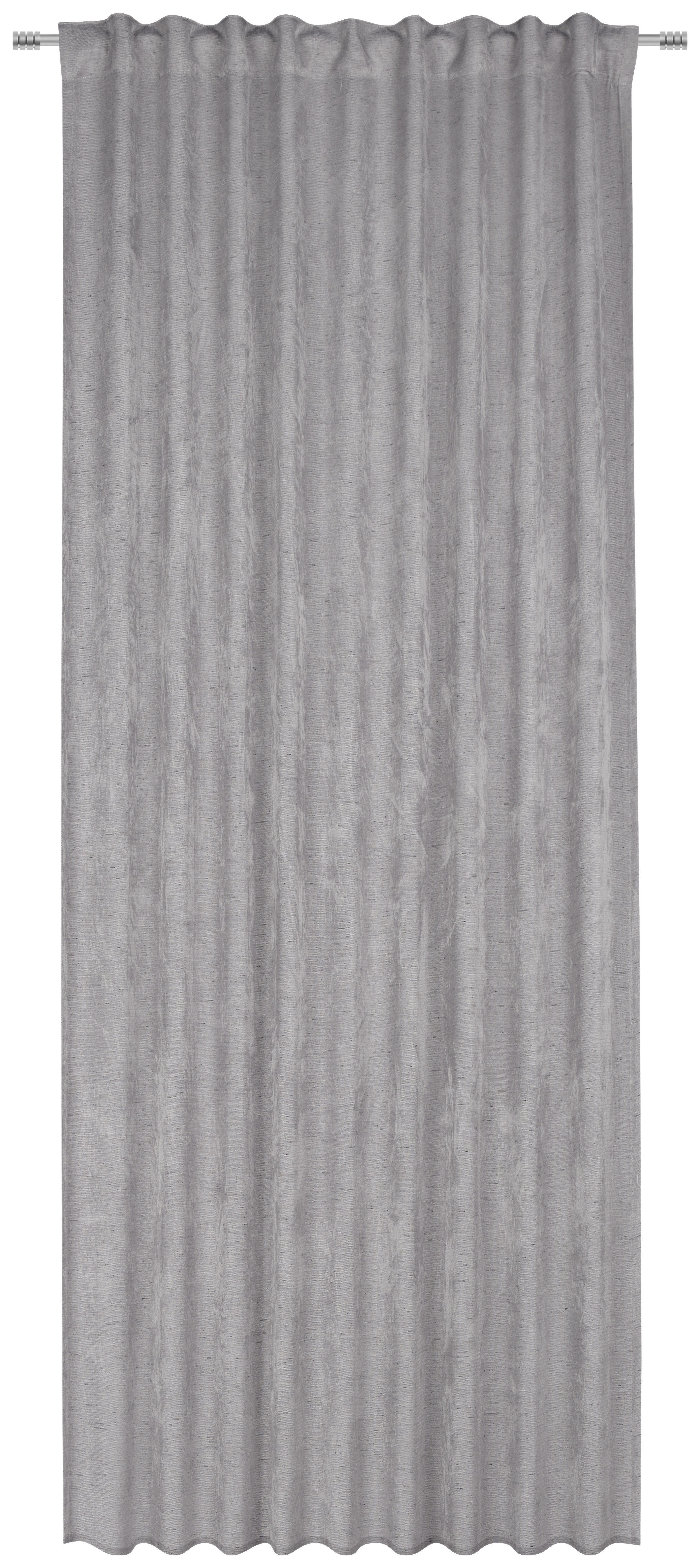 HOTOVÝ ZÁVES, zatemnenie, 135/245 cm - sivá, Konventionell, textil (135/245cm) - Esposa