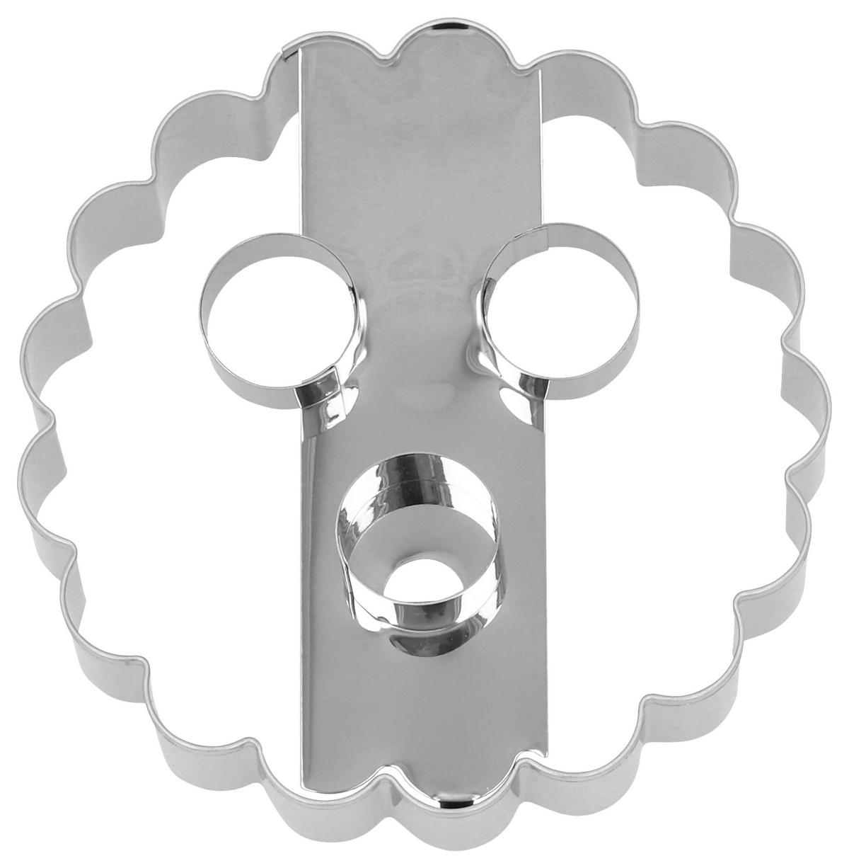 KEKSAUSSTECHFORM - Silberfarben, Basics, Metall (10/10/3,5cm) - Birkmann