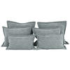 ZIERKISSENSET   70-50/60-25/10 cm  - Mintgrün, Modern, Textil (70-50/60-25/10cm) - MID.YOU