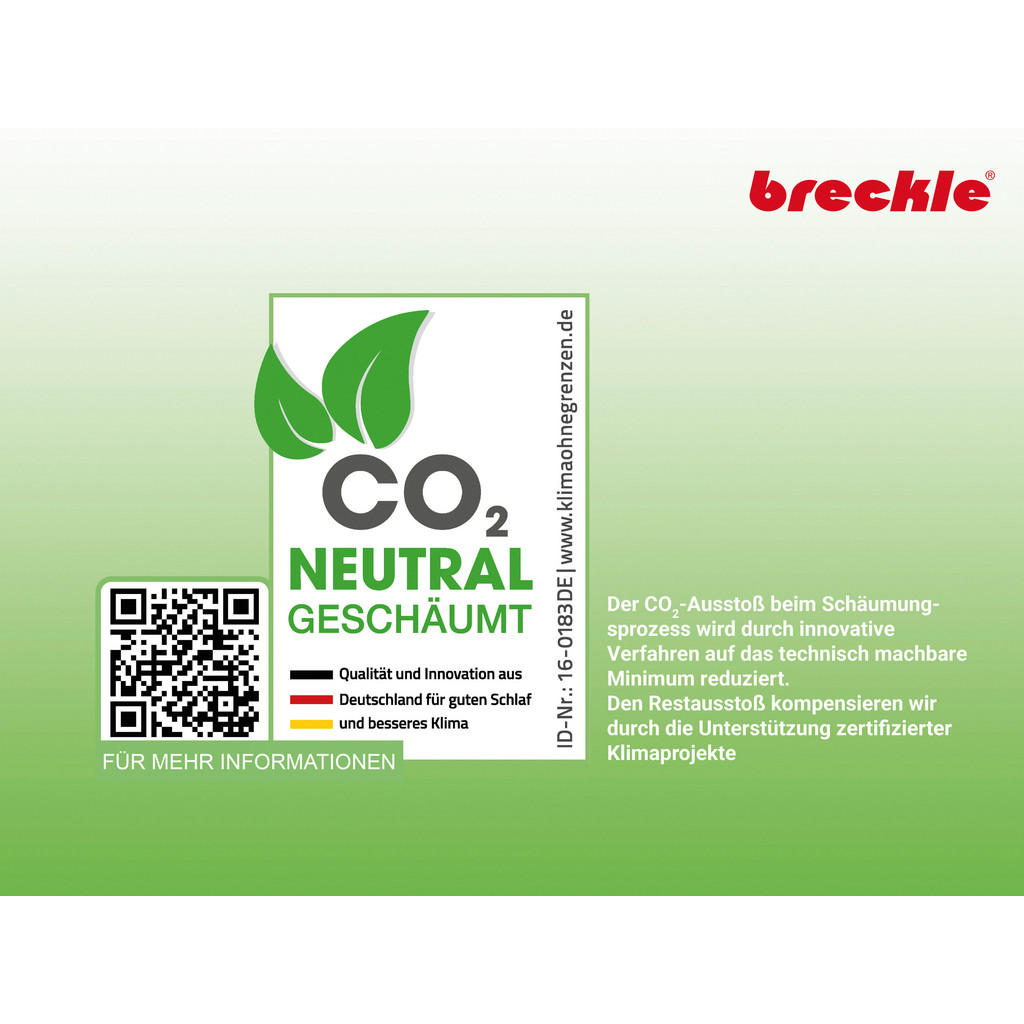 Thumbnail - Breckle Kaltschaummatratze PRO Body S 592, Weiß, Textil, H3, Füllung: Polyester, 120x200 cm, Grüner Punkt, Lga, Textiles...