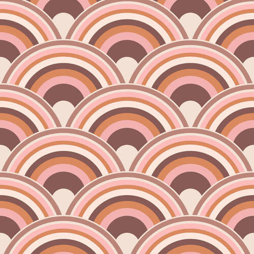 Xora Vliestapete Pink 52x1000 cm