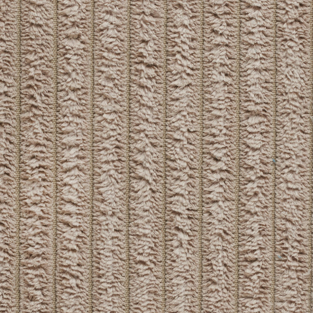 ECKSOFA in Cord Taupe  - Taupe/Schwarz, Konventionell, Textil/Metall (311/219cm) - Hom`in