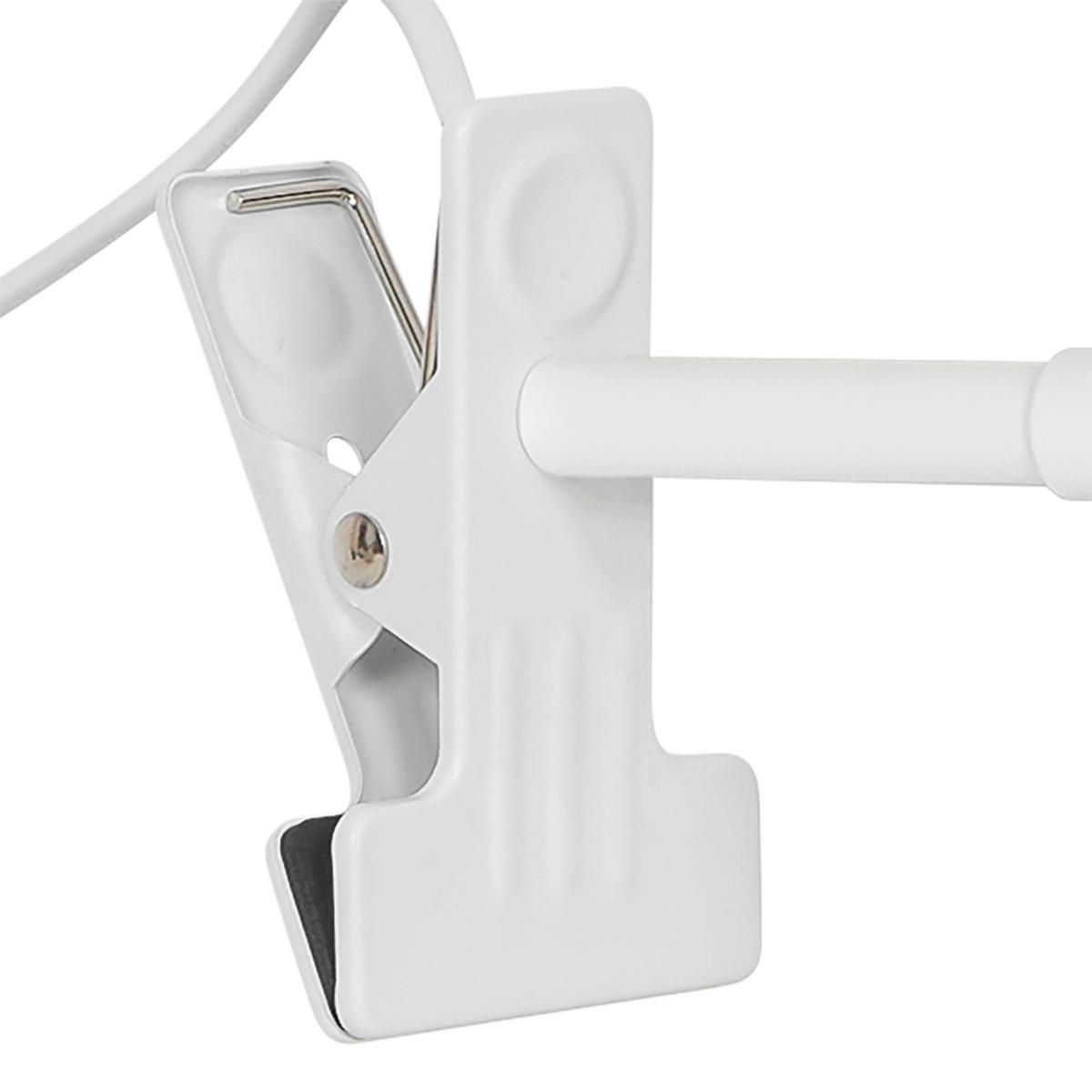KLEMMLEUCHTE Matis 12,5/14,5/28 cm  - Weiß, Design, Metall (12,5/14,5/28cm) - Nordlux